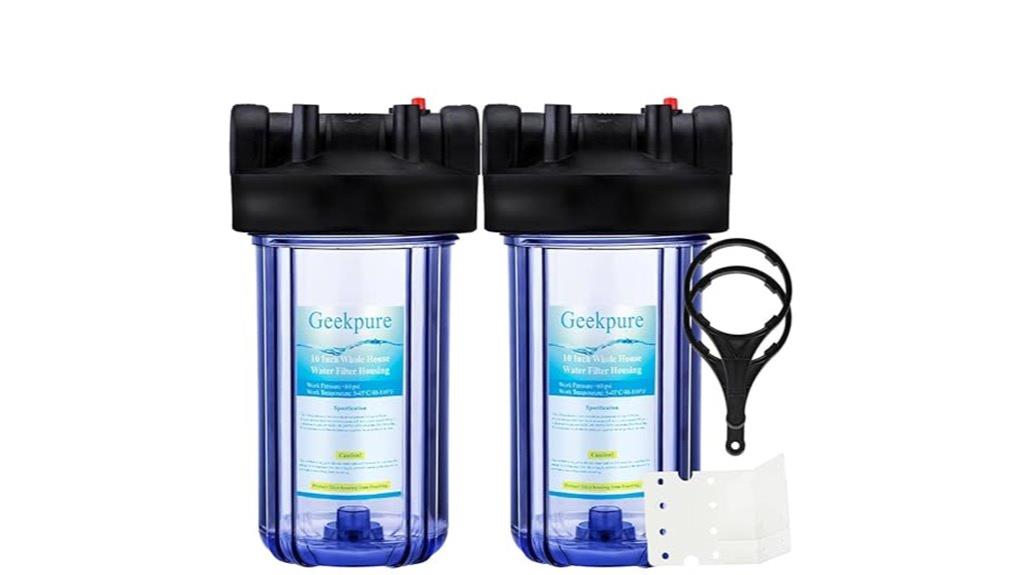 10 inch filter housing pack