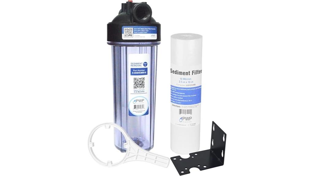 10 inch sediment filter housing