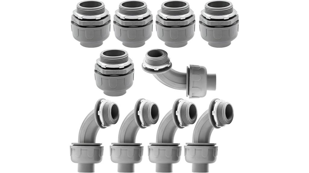 10 pack conduit connectors