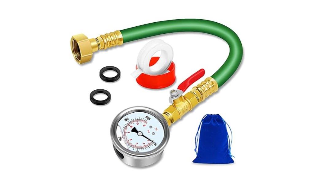 12 hose water pressure gauge