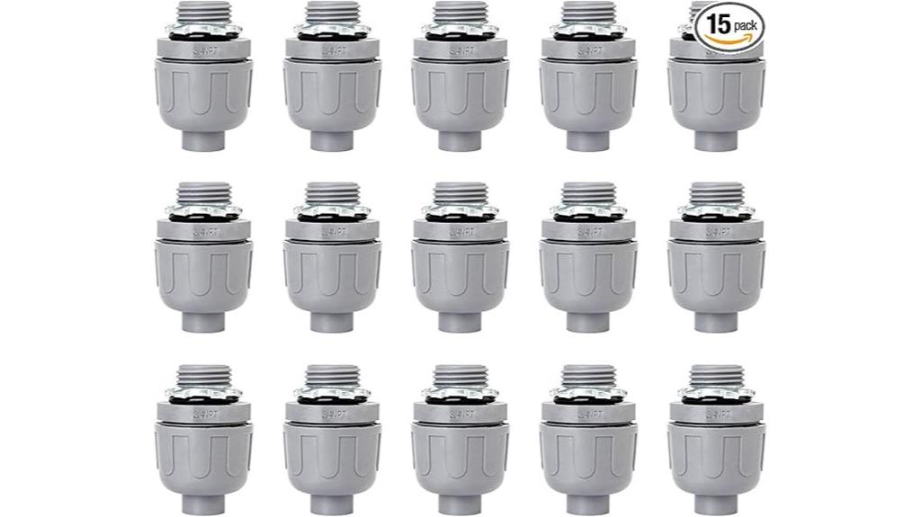 15 pack liquid tight connectors