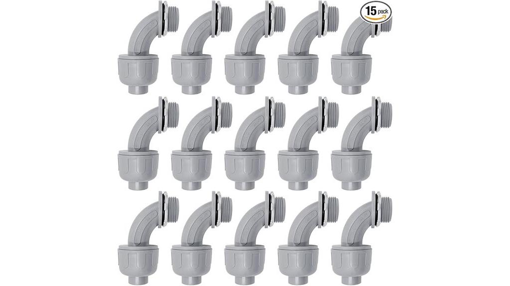 15 pack liquid tight connectors
