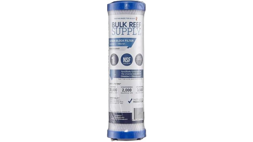 1 micron carbon filter