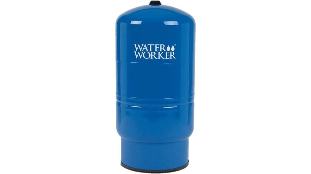 20 gallon blue vertical tank