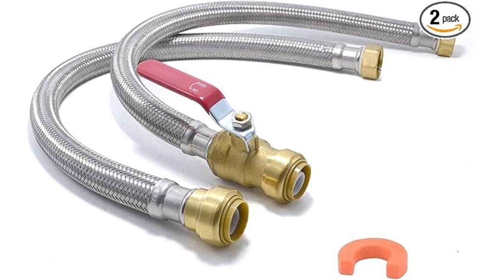 24 inch water heater connector