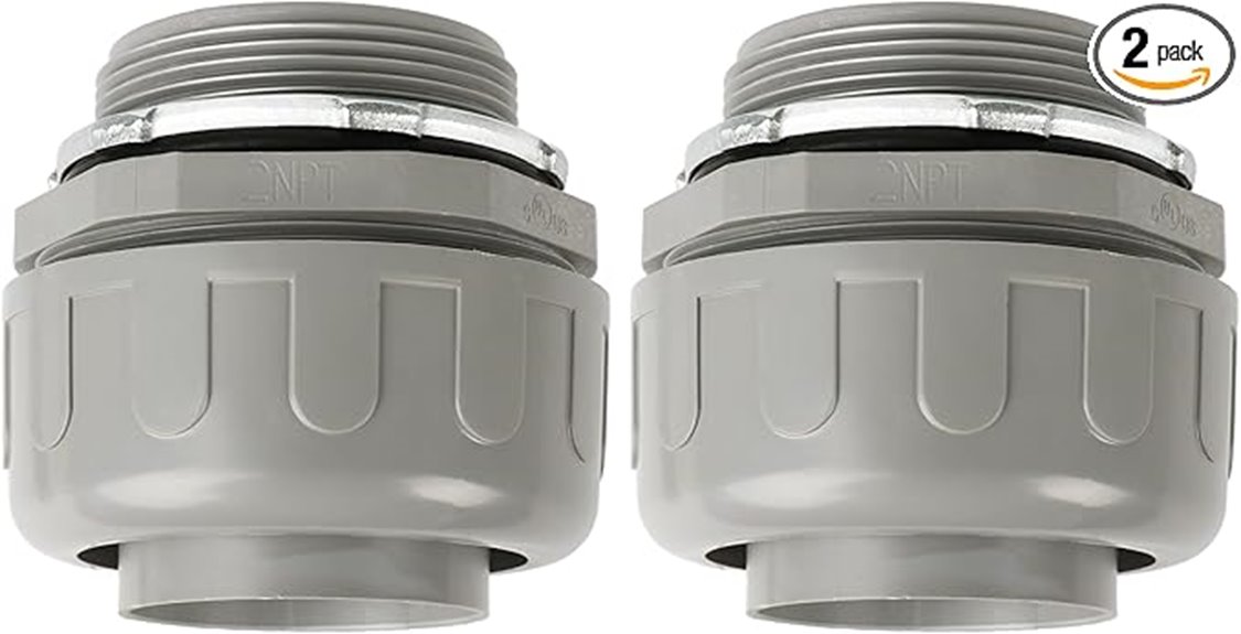2 inch liquid tight connectors