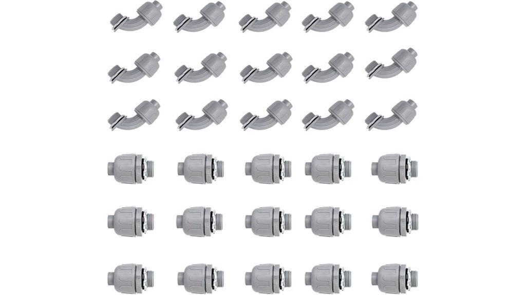 30 pack flexible conduit fittings