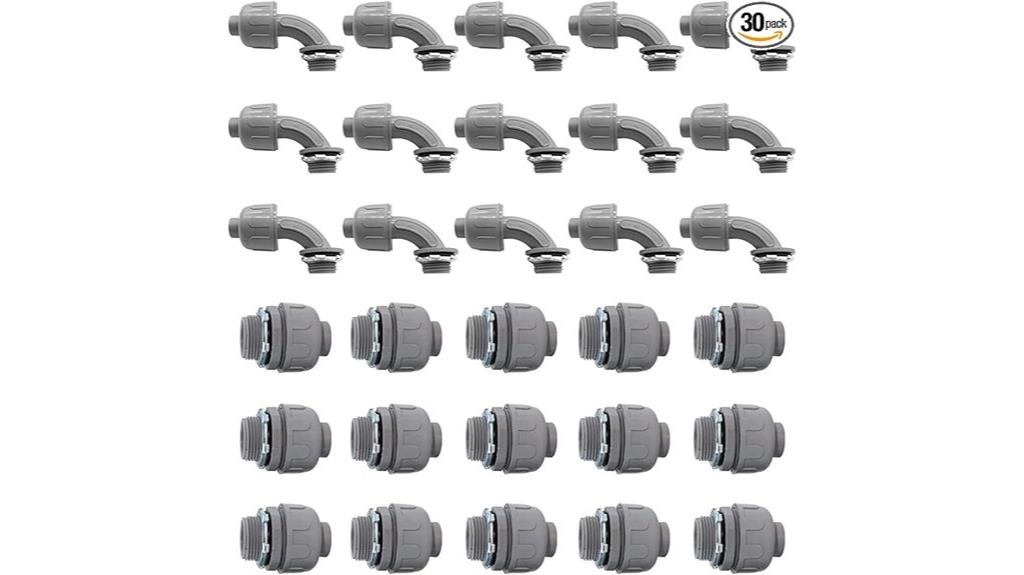 30 piece pvc conduit fittings