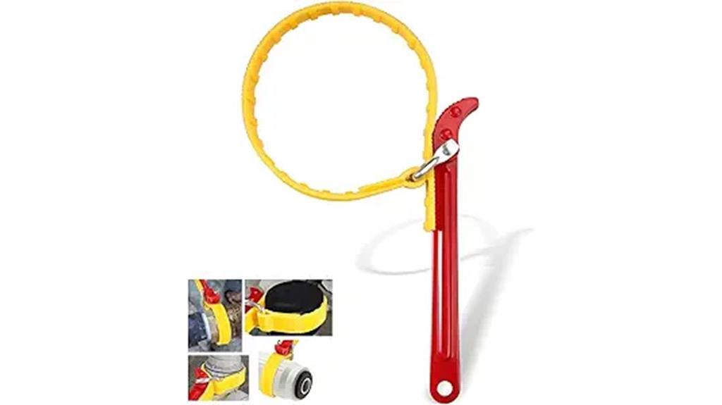 adjustable steel belt wrench