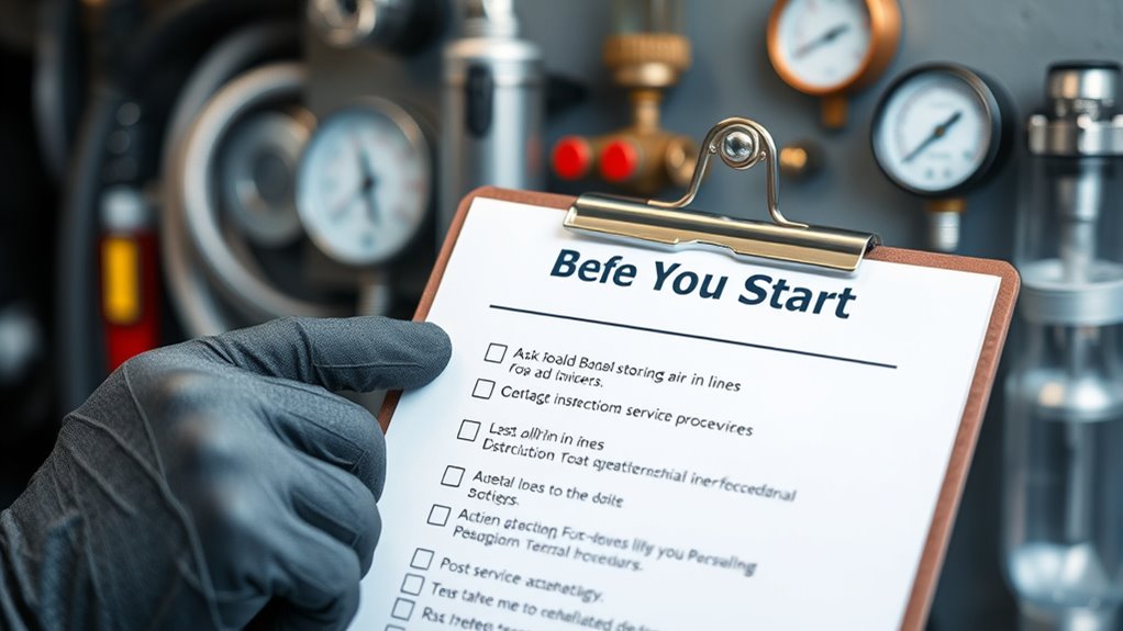 air line service checklist