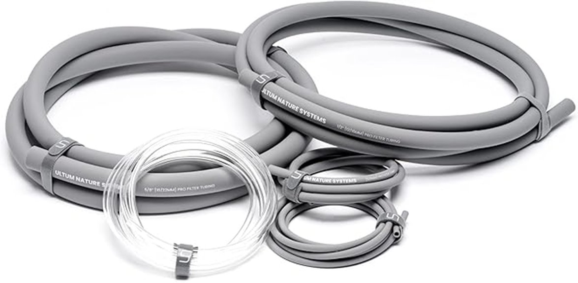 aquarium filter tubing length
