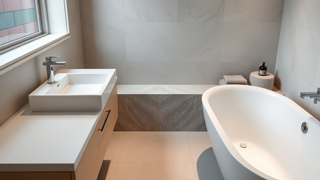 balanced functional bathroom design