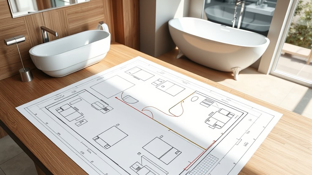 bathroom fixture code compliance