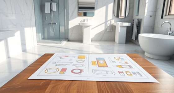 bathroom fixture sizing guidelines