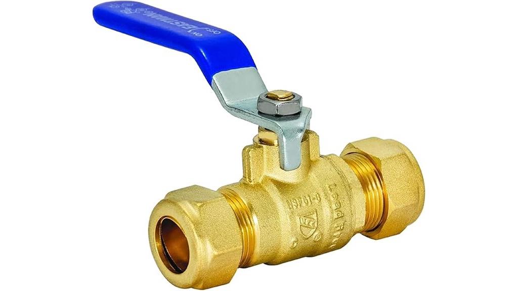brass 1 2 inch valve