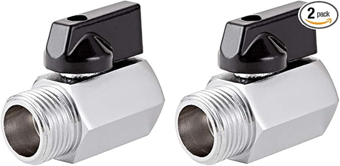 brass 1 2 npt valves