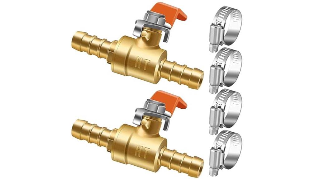 brass ball valve set