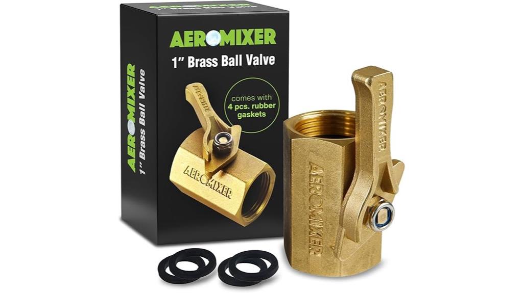 brass female npt valve