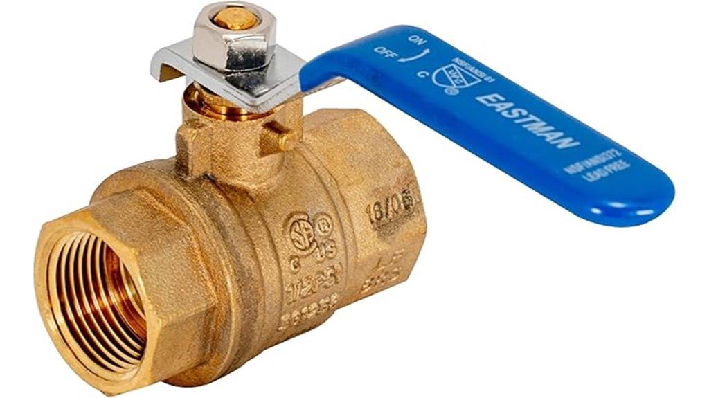 brass full port valve