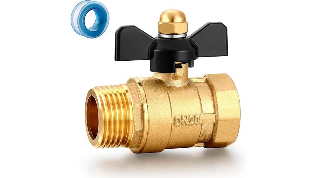 brass garden hose valve