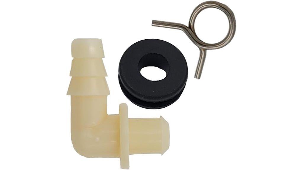 brine tank overflow connector