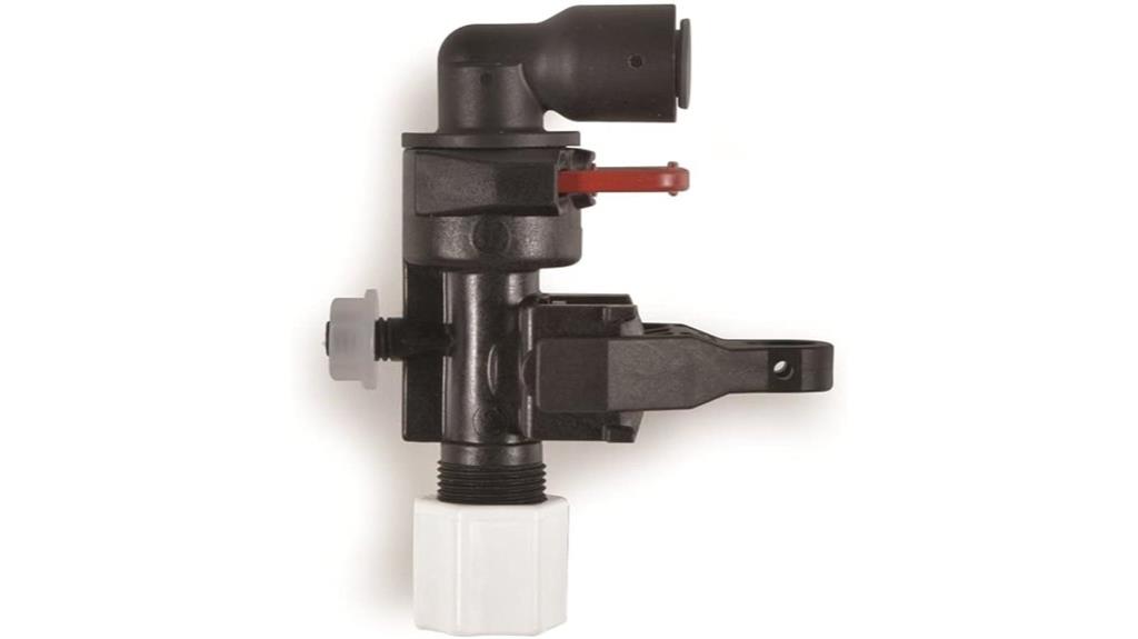 brine tank shutoff valve