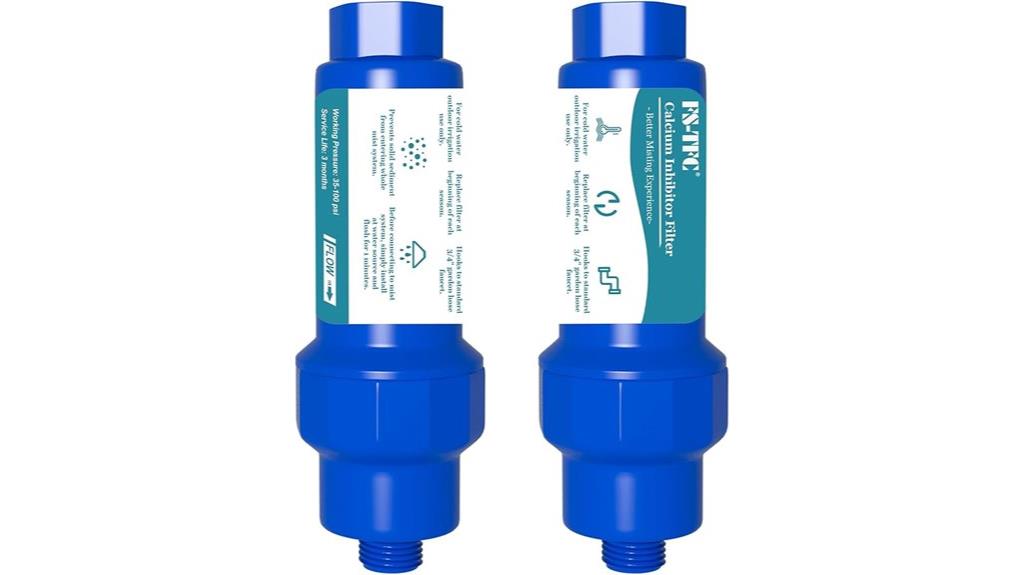 calcium inhibitor filter pack