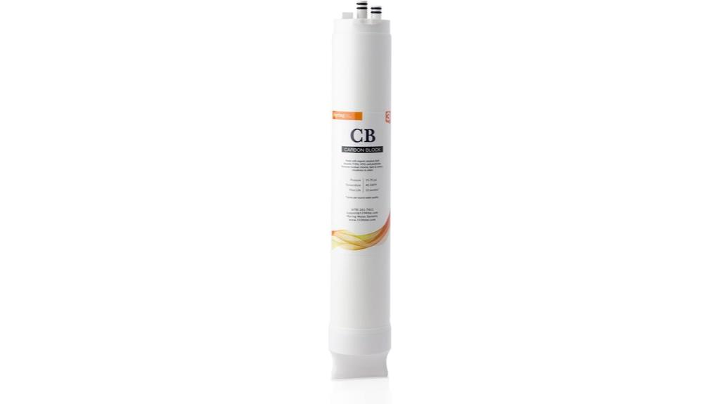 carbon block filter replacement