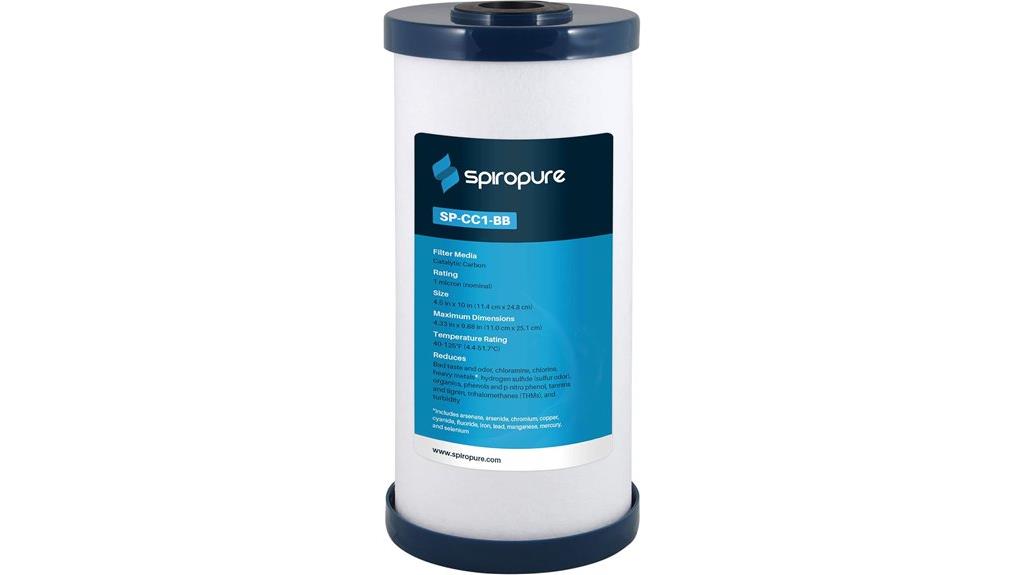 catalytic carbon water filter