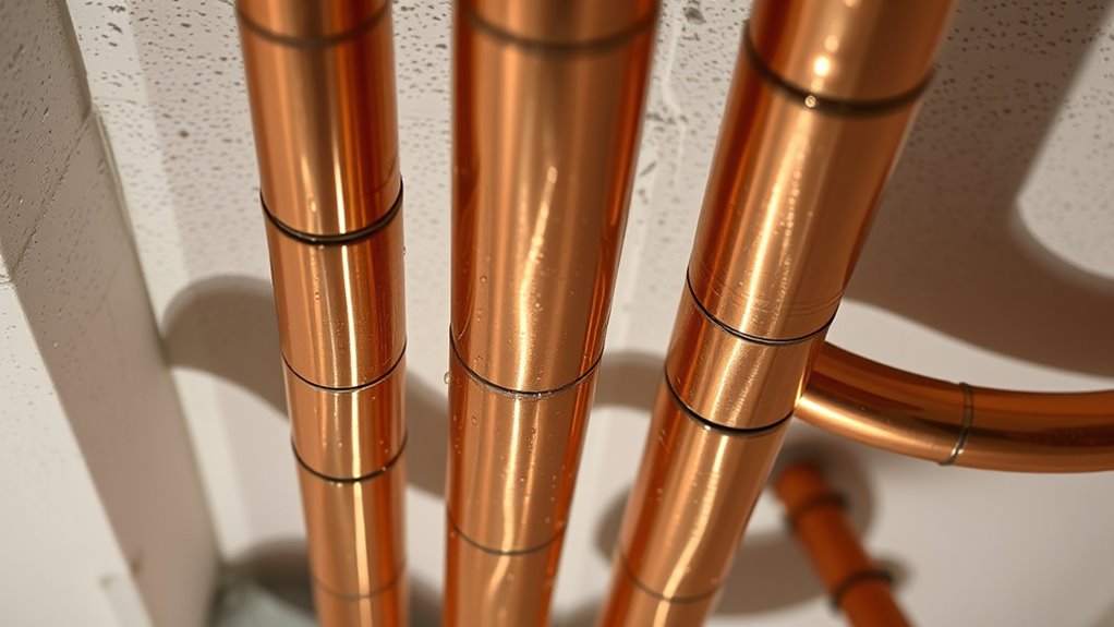 check and tighten pipe mounts