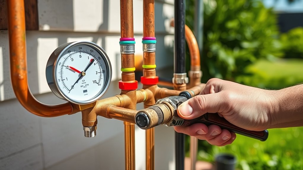 check for pipe blockages