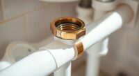 compact leak free drain saddles
