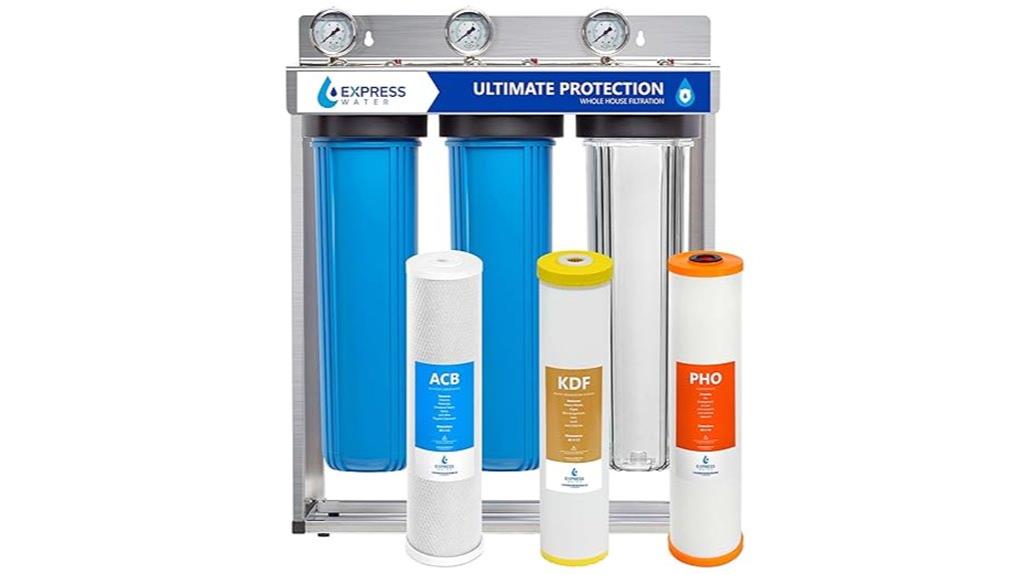 comprehensive home water filter