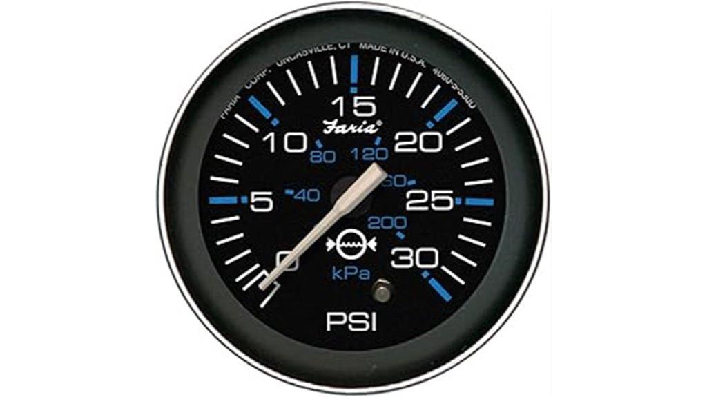 coral water pressure gauge