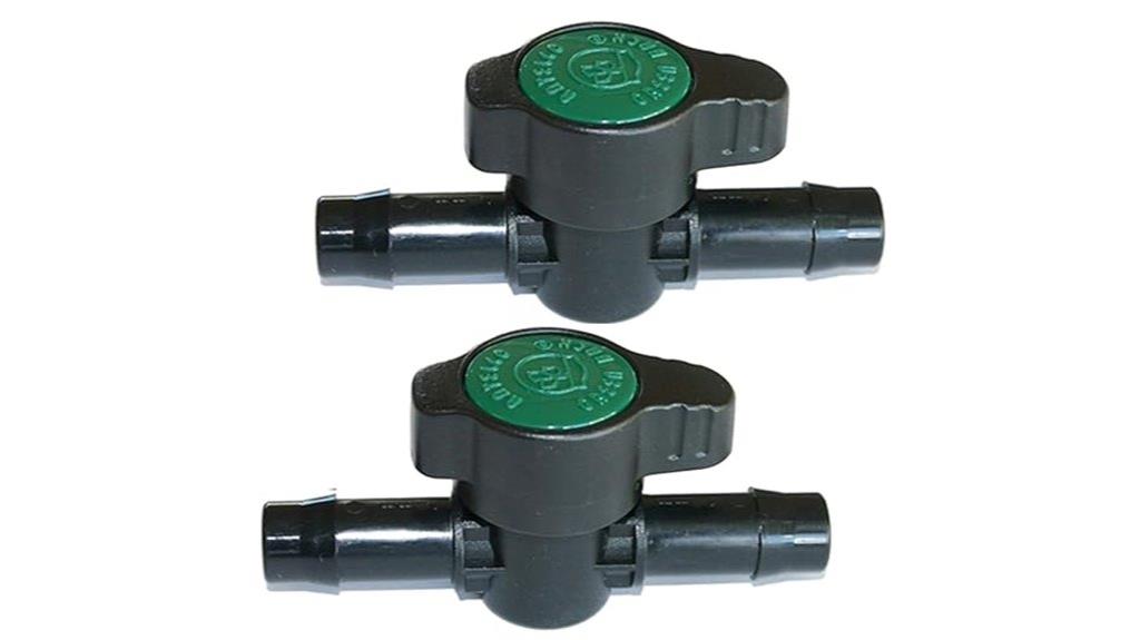 dual 1 2 inch ball valves