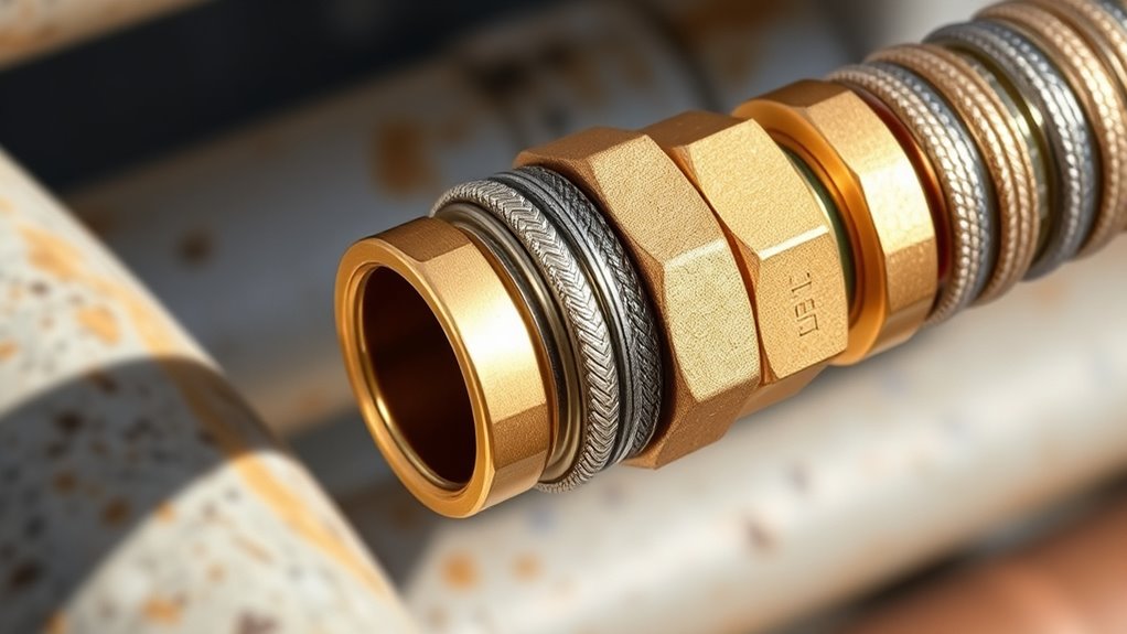 durable corrosion resistant flexible connectors