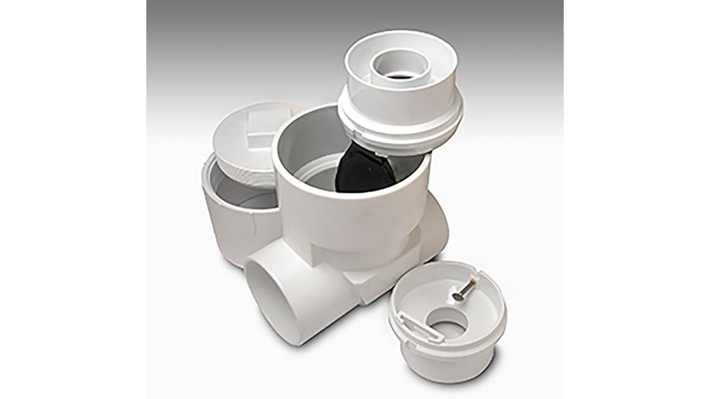 extendable pvc backwater valve