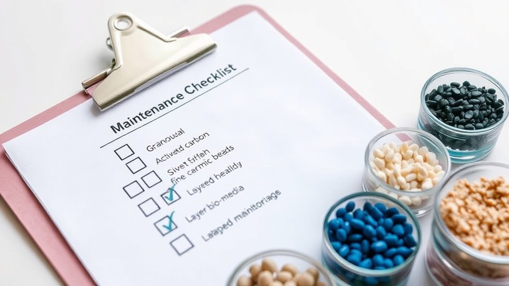 filter media lifespan checklist