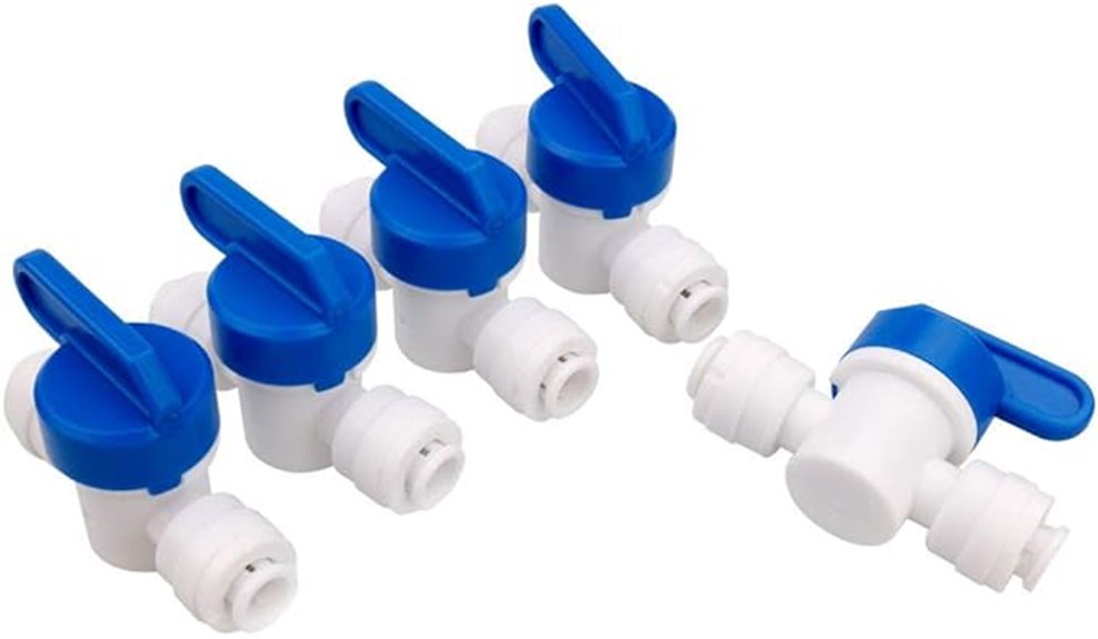 five pack inline ball valves