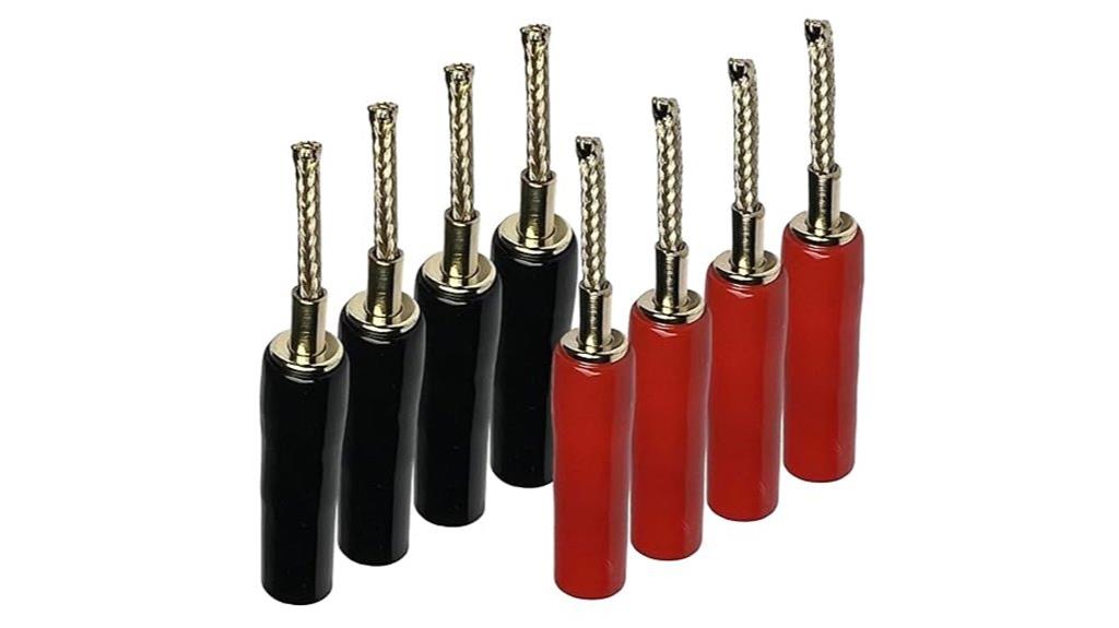 flexible 2mm banana connectors
