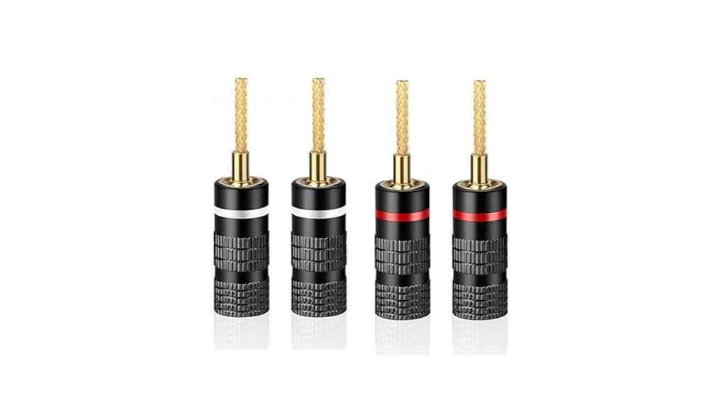 flexible banana plug pairs