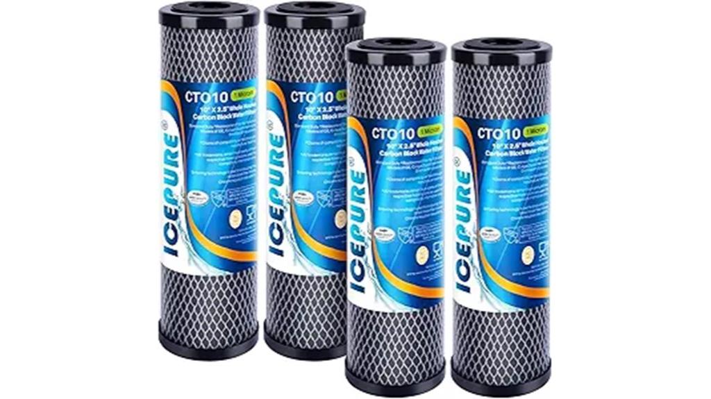 four micron carbon filters