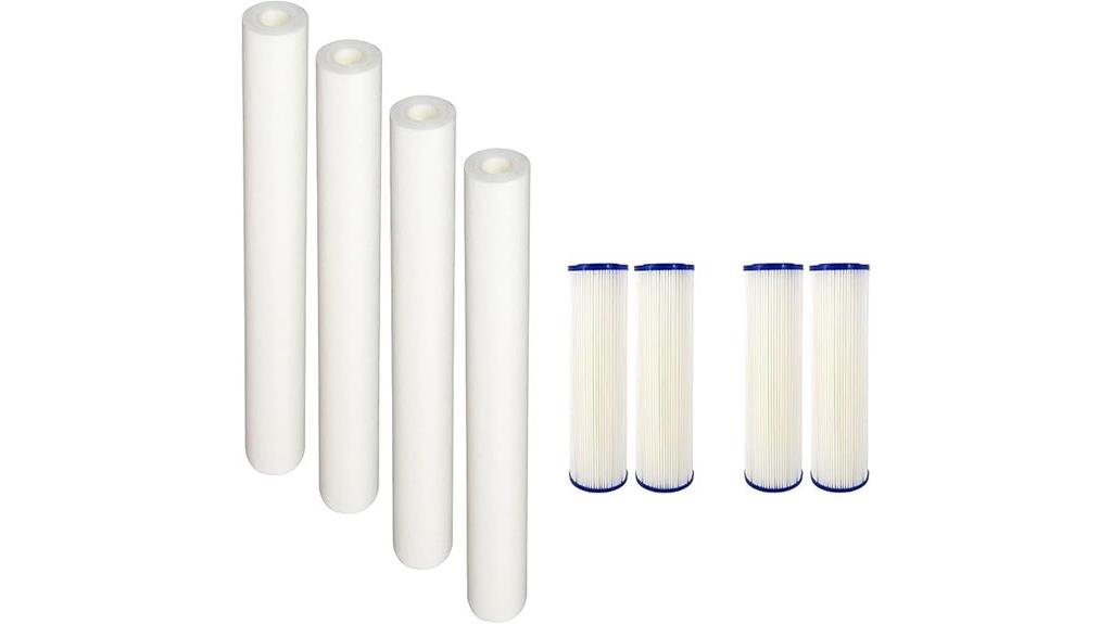 four pack water filter cartridges