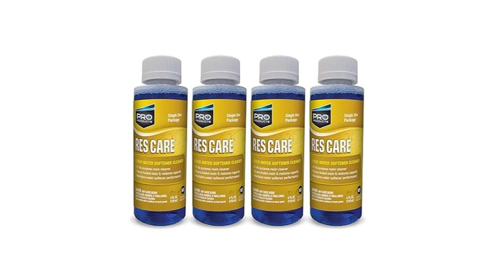 four pack water softener