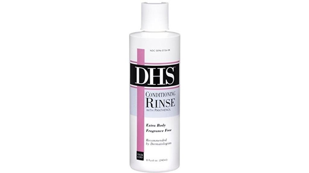 fragrance free conditioning rinse
