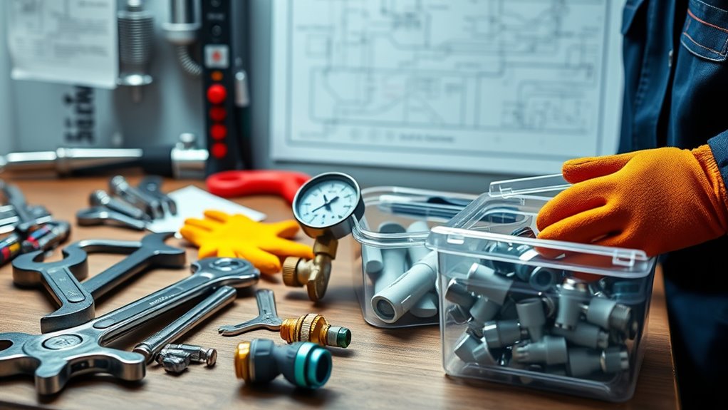 gather tools materials familiarize