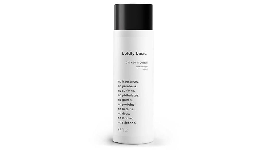 gentle scentless hair care