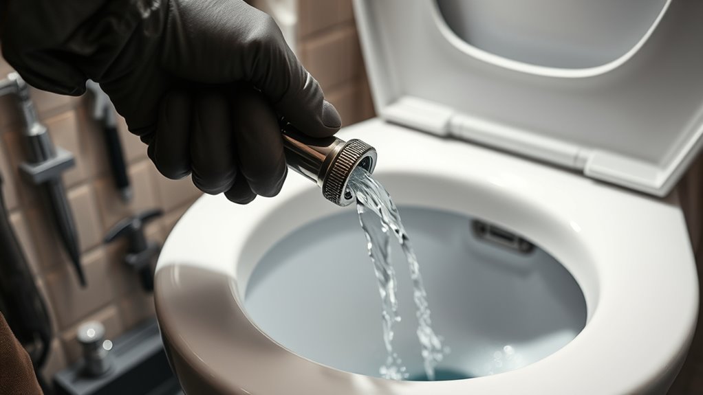 gradual controlled flushing technique
