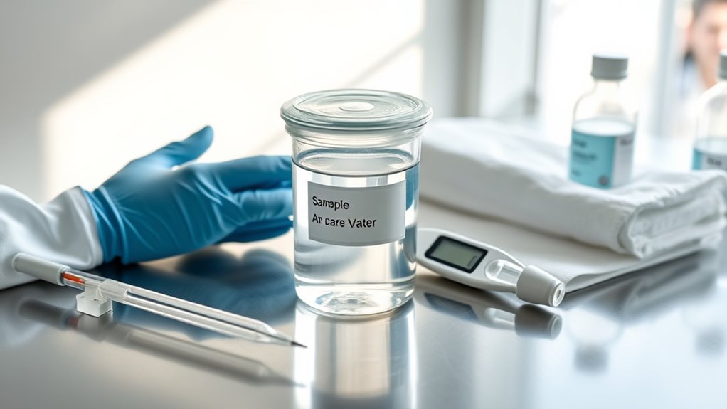 handle water samples carefully