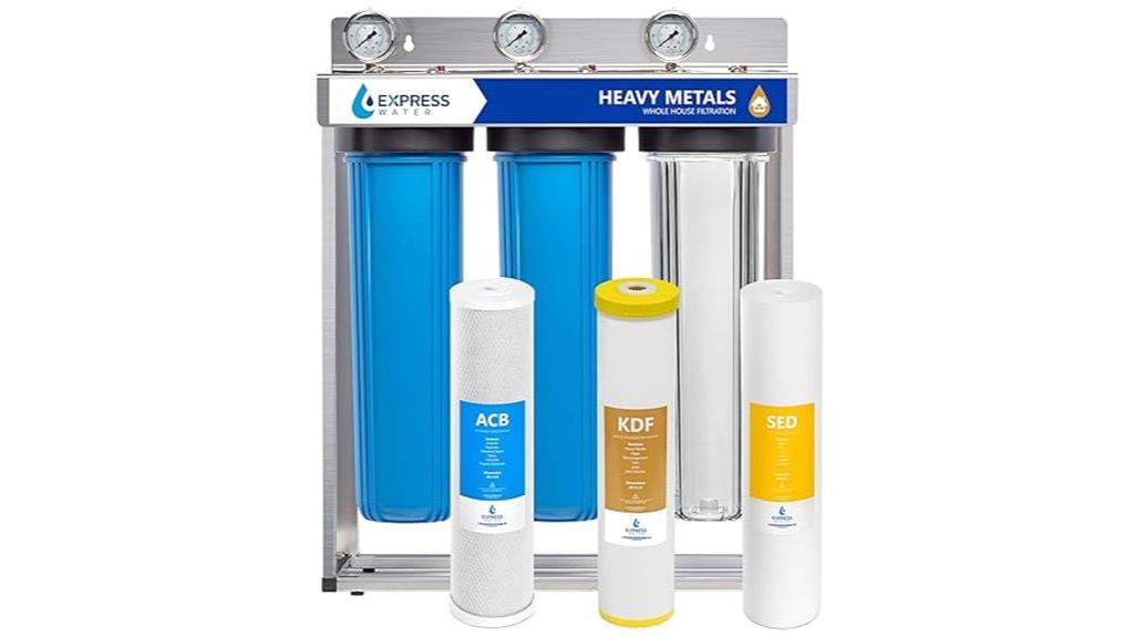 heavy metal water filtration